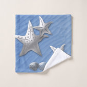 Starfish-Badezimmer-Tuch-Set Badhandtuch Set (Waschlappen)
