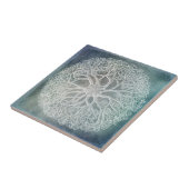 Starfish - Basket Star in Indigoblau Fliese (Seite)