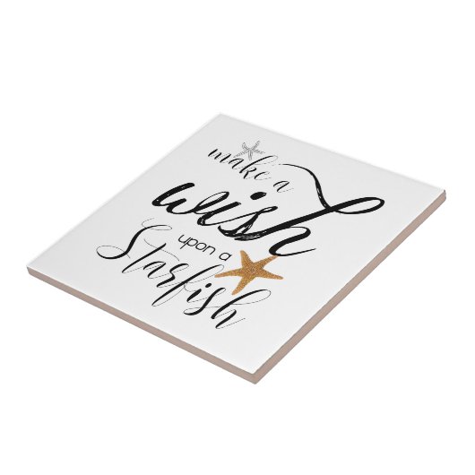 Starfish Beach Angebot ist ein Wunsch Fliese (Seite)