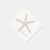 Starfish Beach Baby Dusche Serviette (Ecke)