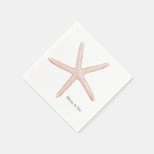 Starfish Beach Baby Dusche Serviette (Ecke)
