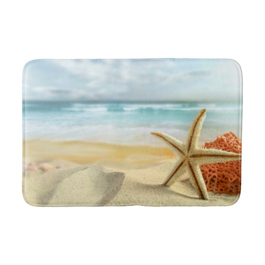 Starfish Beach Bath Room Rug Mat Wohngestaltung Badematte (Vorderseite)