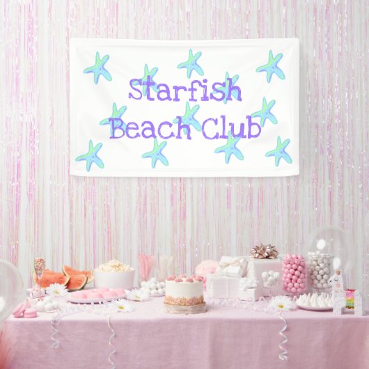 Starfish Beach Club Banner (Party)