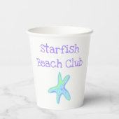Starfish Beach Club Pappbecher (Rückseite)