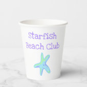 Starfish Beach Club Pappbecher (Vorderseite)