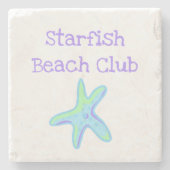 Starfish Beach Club Steinuntersetzer (Vorderseite)