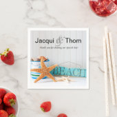 Starfish Beach Cocktail Party Serviette (Beispiel)