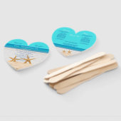 Starfish Beach Hochzeitsfeier Hand Fan Fächer (Non-assembled)