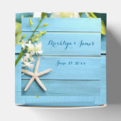Starfish Beach Hochzeitsgunst mit Orchideen Geschenkschachtel (Oben)