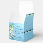 Starfish Beach Hochzeitsgunst mit Orchideen Geschenkschachtel (Geöffnet)