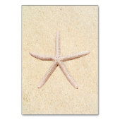 Starfish Beach Hochzeitstisch Platzkarte Tischnummer (Rückseite)