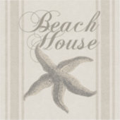 Starfish Beach House Küste Aufkleber (Vorderseite)