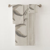 Starfish Beach House Küste Badhandtuch Set (Insitu)