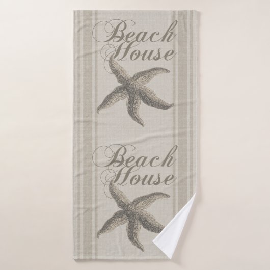 Starfish Beach House Küste Badhandtuch Set (Badehandtuch)