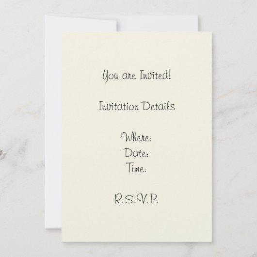 Starfish Beach House Küste Einladung (Rückseite)