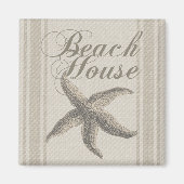 Starfish Beach House Küste Magnet (Vorne)