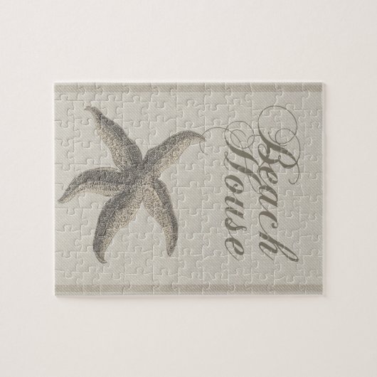 Starfish Beach House Küste Puzzle (Horizontal)