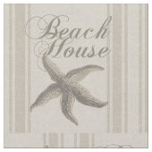 Starfish Beach House Küste Stoff (Nahaufnahme)