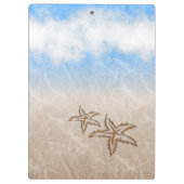 Starfish Beach Klemmbrett (Rückseite)