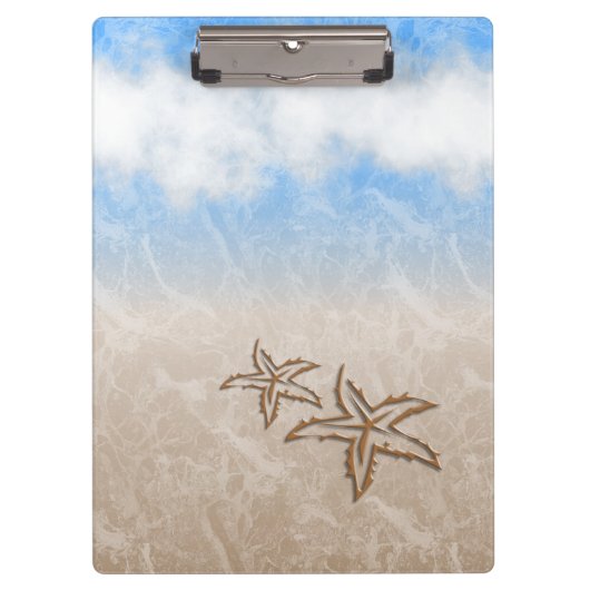 Starfish Beach Klemmbrett (Vorderseite)