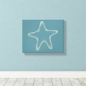 Starfish Beach Ocean Nautic Wall Leinwand Art (Insitu (Holzboden))