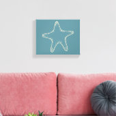 Starfish Beach Ocean Nautic Wall Leinwand Art (Insitu (Wohnzimmer))