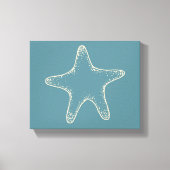Starfish Beach Ocean Nautic Wall Leinwand Art (Vorderseite)