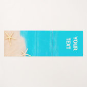 Starfish Beach Ozean Yoga Matte (Vorderseite (Horizontal))