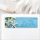 Starfish Beach Rücksendeadressen-Aufkleber mit Orc (Insitu)