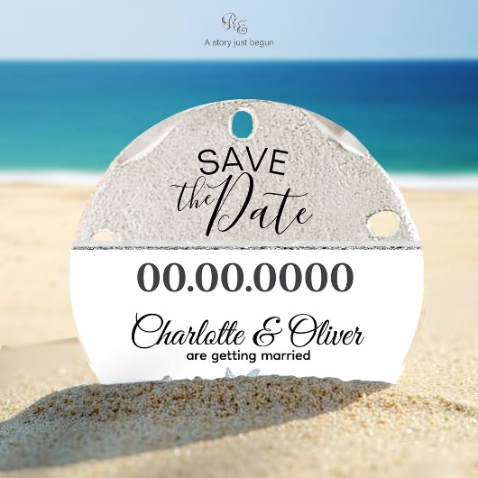 Starfish Beach Save the Date Küstenmagnet Magnet