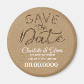 Starfish Beach Save the Date Zielmagazin Magnet (Vorne)