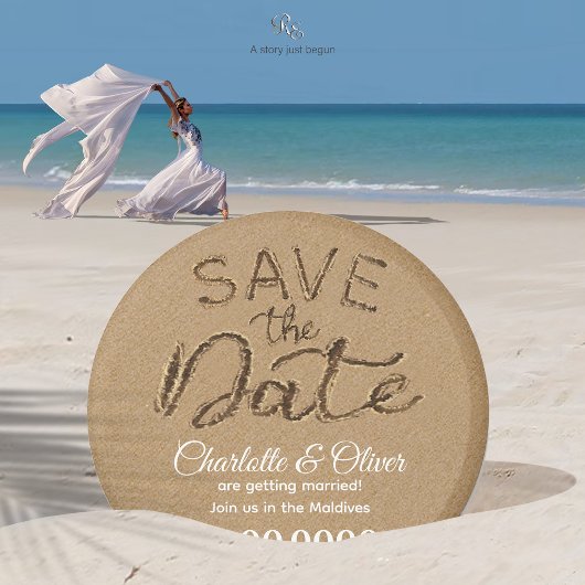 Starfish Beach Save the Date Zielmagazin Magnet