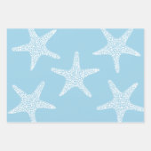Starfish Beach Summer Nautic Pattern Geschenkpapier Set (Vorderseite 3)