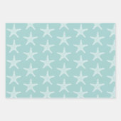 Starfish Beach Summer Nautic Pattern Geschenkpapier Set (Vorderseite 2)