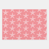 Starfish Beach Summer Wedtern Pattern Geschenkpapier Set (Vorderseite 2)
