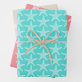 Starfish Beach Summer Wedtern Pattern Geschenkpapier Set (Beispiel)