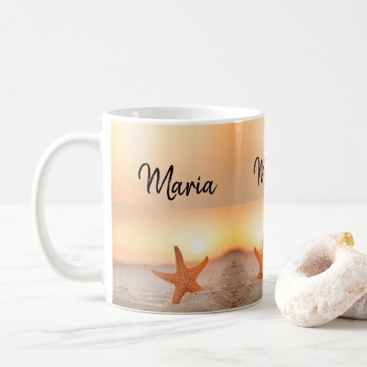 Starfish Beach Tasse (Mit Donut)
