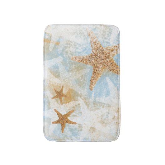 Starfish Beach Themenküste Badematte (Vorderseite Vertikal)