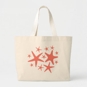 Starfish Beach Tote Bag Jumbo Stoffbeutel
