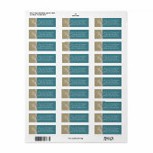 Starfish Beach und Burlap Aquamarin (Vorne)