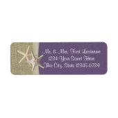 Starfish Beach und Burlap Lila (Vorne)