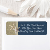 Starfish Beach und Burlap Navy (Insitu)