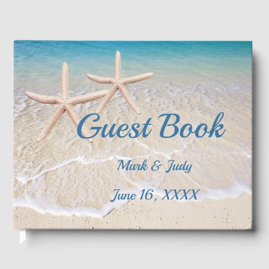Starfish Beach Wedbook Gästebuch (Vorderseite)