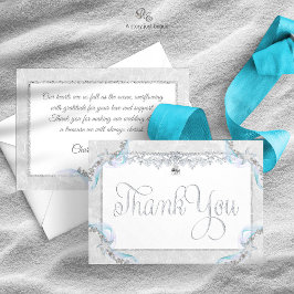 Starfish Beach Wedding Dankeschön Card Dankeskarte