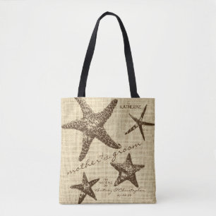 Starfish Beach Wedding Party (Mutter von Groom) Tasche