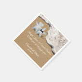 Starfish Beach Wedkin Napkin Serviette (Ecke)