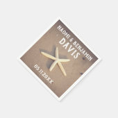 Starfish Beach Wedkins Serviette (Ecke)