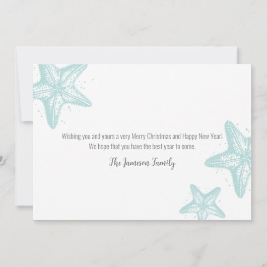Starfish Beach Weihnachten (Rückseite)