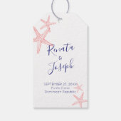 Starfish Beach - Willkommen Geschenkanhänger (Rückseite)