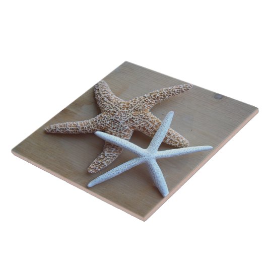 Starfish Beach Zuhause Decorative Square Tile Fliese (Seite)